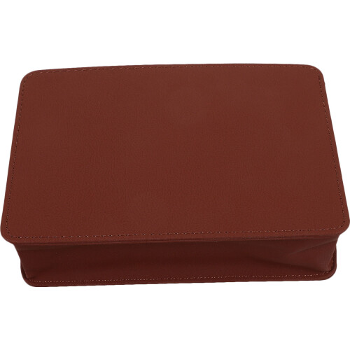 5Pcs Light Brown PU Car Seat Storage Box Foldable Car Door Bin 1