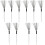 5Pairs Professional Drum Wire Brush White Wood Handle for Drum Sets 3