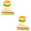 4Pcs Stable PU Artificial Bread Model Realistic Fake Sandwich Prop 6
