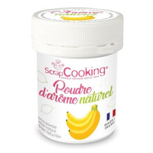 Luonnollinen ruokaaromi jauhe banaani - Scrapcooking {väri}
