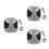 3Pcs Breathable Grey Cat Harness Set Reflective Vest Pet Chest Strap 6