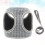 3Pcs Breathable Grey Cat Harness Set Reflective Vest Pet Chest Strap 2