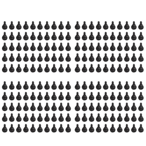 PC Computer Case Thumbscrews M3.5 Thumb Screws Black 200 Pcs
