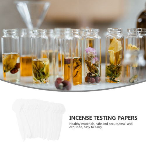 300Pcs White Scent Test Strips for Essential Oils Aromatherapy Testing 2