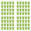 80 Paper Cups (9Oz) - Plain Solid Colours Birthday Party Tableware Catering(Green) 1