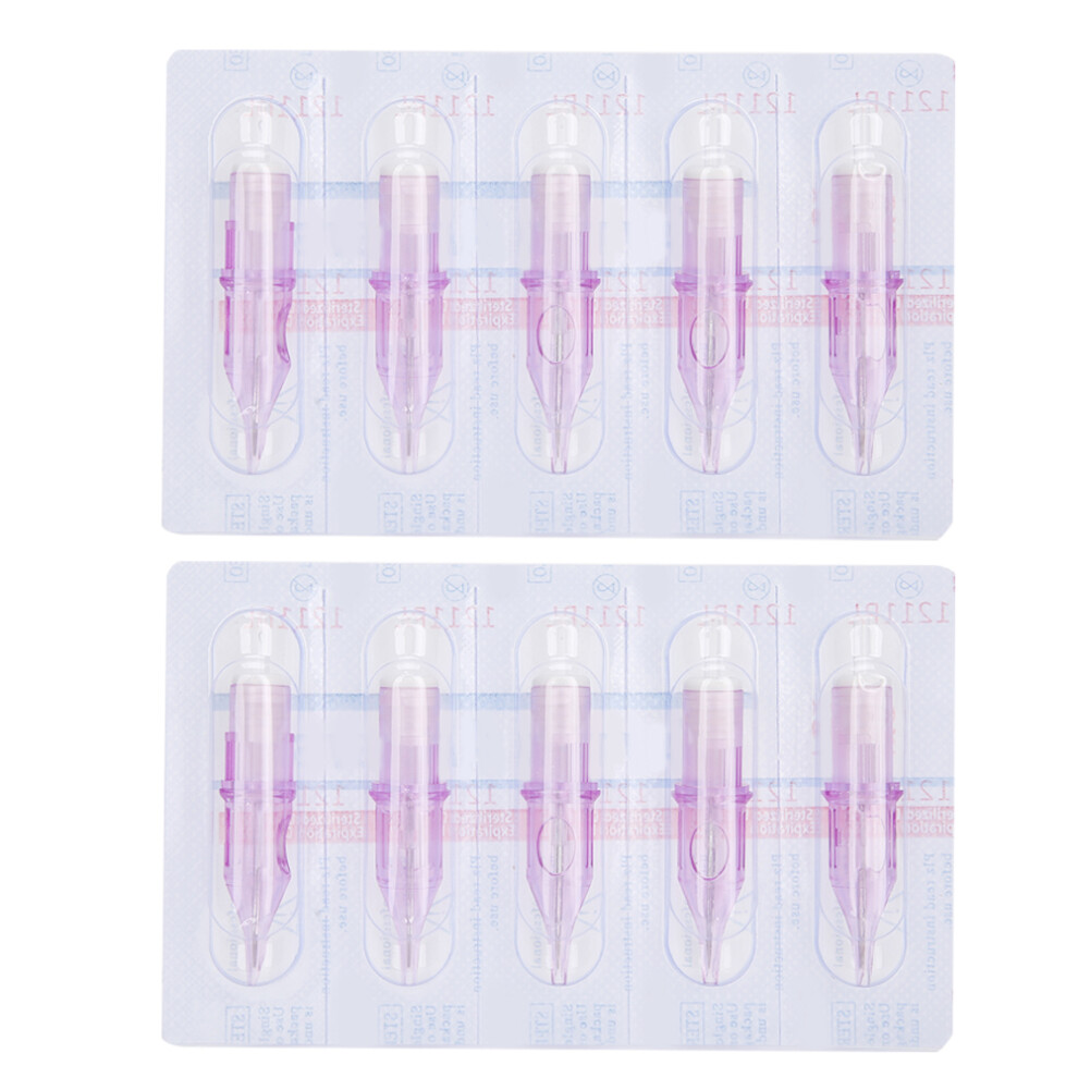 Tattoo Cartridge Needles Disposable Permanent Makeup Tools Waterproof Anti Backflow Medical Stainless Steel Cute Shape Lightweight Durable For Eyebro