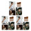 3Pcs Wave Design Ivory Body Brushes Soft Nylon Self Tanner Applicators 4