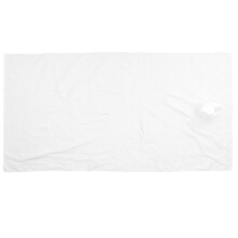 2Pcs White Cotton Beauty Salon Massage Bed Sheets with Face Hole