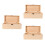 3Pcs Wooden Essential Oil Holder Multi-Compartment Storage Case 8