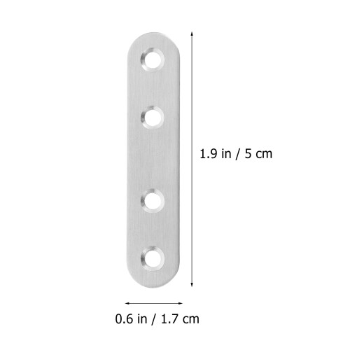 Fixations Meubles Équerres L Argent Acier Inoxidable 1