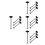 16Pcs Baby Gate Hardware Mount Threaded Rods for Pet Safety Gates 4