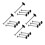 16Pcs Baby Gate Hardware Mount Threaded Rods for Pet Safety Gates 6