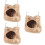 3Pcs Cozy Hamster Hammock Cage Bed for Small Pets 8
