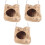 3Pcs Cozy Hamster Hammock Cage Bed for Small Pets 4