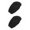 2Pcs Universal Black PU Motorcycle Seat Cushion Durable Shockproof 6