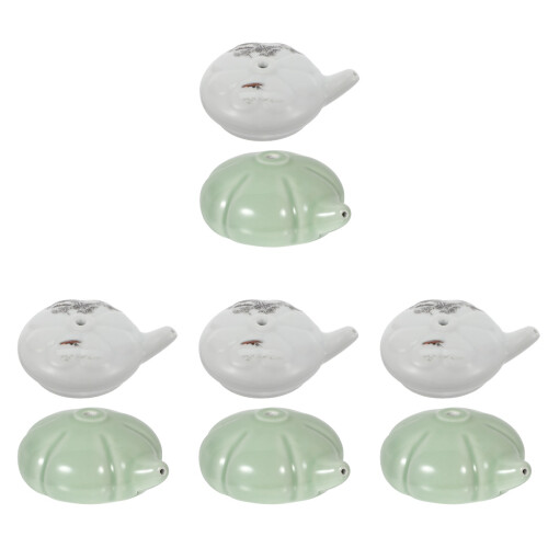8Pcs Multi-Color Ceramic Ink Water Droppers Calligraphy Accessories 1