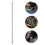 2Pcs Versatile Copper Tubes Dark Brown Rods for Metal Crafting 11