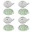 8Pcs Multi-Color Ceramic Ink Water Droppers Calligraphy Accessories 5
