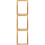 3Pcs Durable Light Yellow Wooden Screen Printing Frames for 8