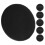 24Pcs Black Loose Powder PU Makeup Tools for Women 1