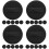 24Pcs Black Loose Powder PU Makeup Tools for Women 7
