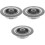 3Pcs Durable Stainless Steel Kitchen Sink Stopper Drain Strainer Grey 5