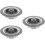 3Pcs Durable Stainless Steel Kitchen Sink Stopper Drain Strainer Grey 9