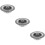 3Pcs Durable Stainless Steel Kitchen Sink Stopper Drain Strainer Grey 11