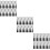 120Pcs Black Zipper Pullers Durable DIY Replacement for Bags Luggage 8