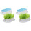 4Pcs Convenient White Cat Grass Planter Hydroponic Pet Box 2