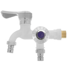 3Pcs Metal Plastic Kitchen Tap Extender Dual Control Outdoor Faucet