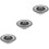 3Pcs Durable Stainless Steel Kitchen Sink Stopper Drain Strainer Grey 7
