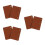 6Pièces Protections Cuir PU Clair 7