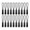 120Pcs Black Zipper Pullers Durable DIY Replacement for Bags Luggage 1