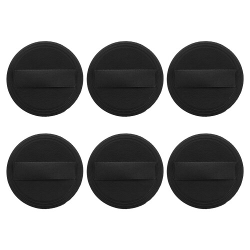 24Pcs Black Loose Powder PU Makeup Tools for Women 1