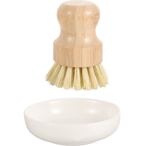 4Sets Ceramic Kitchen Brush Dish Scrubber for Pots Pans