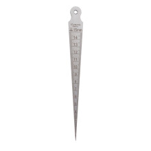 3Pcs Silver Welding Taper Gauge Stainless Steel Clear