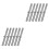 12Pcs Silver Clasp Frame Purse Making Accessories Rust-Resistant Lock 3