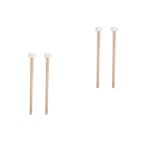 4Pcs Multi-Color Wooden Mallets for Small Gong Percussion Instruments 2