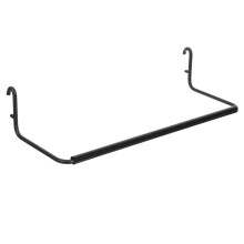 2Pcs Black Pegboard Towel Holder Metal Paper Towel Organizer for Home