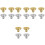 16Pcs Locking Brass Earring Backs Small Assorted Color Noise-Free Wear 4