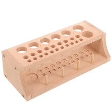 2Pcs Tool Shelf Wooden Craft Tools Storage Rack