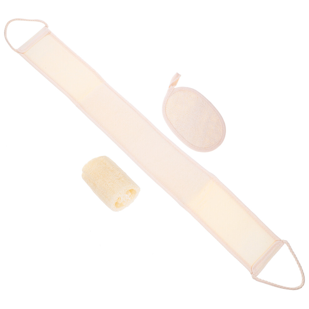 Aboofan 4Sets Bath Exfoliating Towel Set Loofah Back Scrubber For Shower