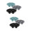 6Pcs Silicone Muffin Pan Assorted Colors Nonstick Cupcake Baking Cups 9