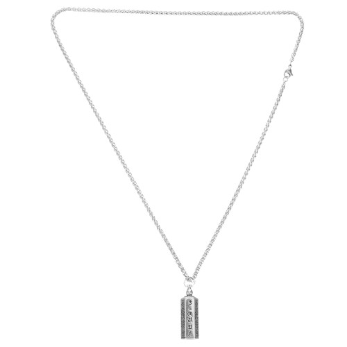 2Pcs Unique Chinese Vial Necklace with Silver Container Pendant 1