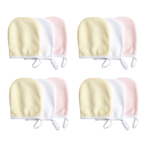 12Pcs Makeup Removal Pads Microfiber Reusable Face Cleaning 1