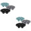6Pcs Silicone Muffin Pan Assorted Colors Nonstick Cupcake Baking Cups 8