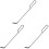 3Pcs Household Bbq Charcoal Rake Sturdy Ash Cleaning Black 2
