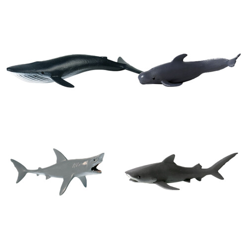 8 Pcs Children's Educational Simulation Marine Animal Models Set