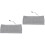 2Pcs Durable Grey Lumbar Brace Support Belt for Outdoor Training 5